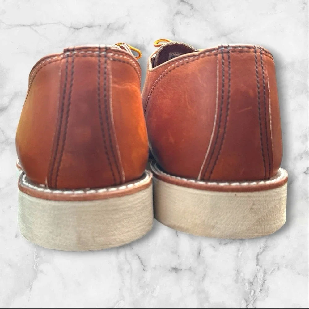 Red Wing Shop Moc Oxford Oro‎ Leather Work Shoes $309 sz 11 D 8092 Made in USA
